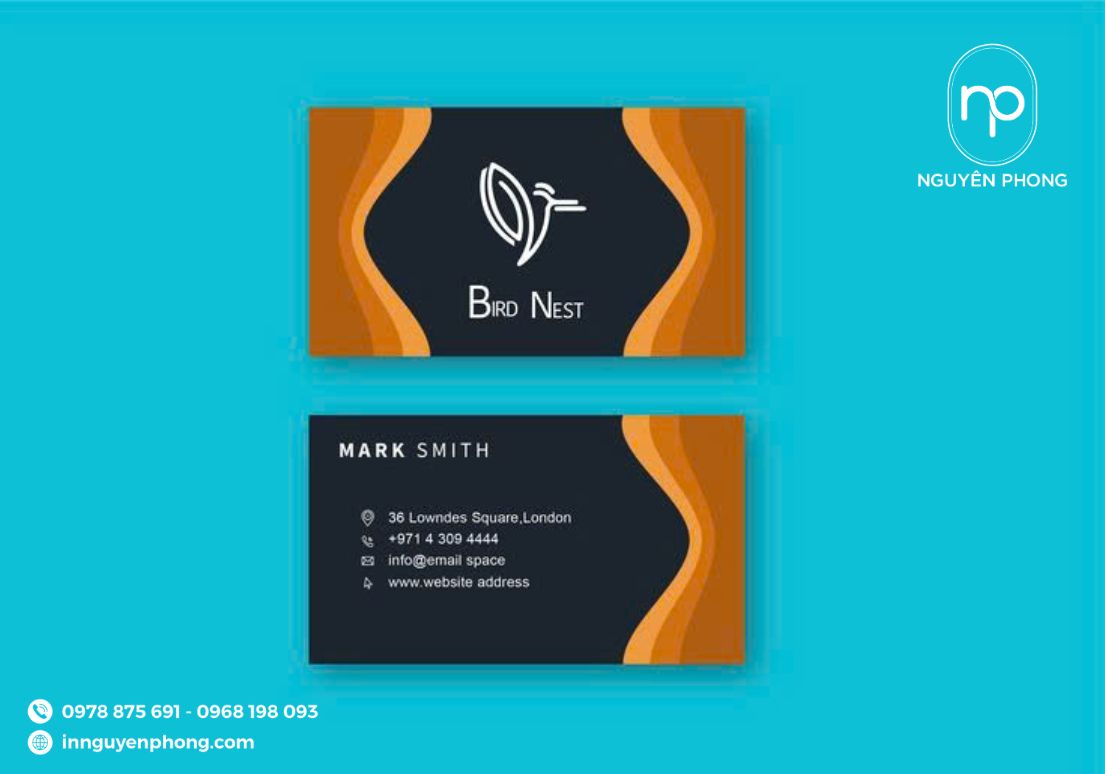in card visit yến sào đẹp tại In Nguyên Phong